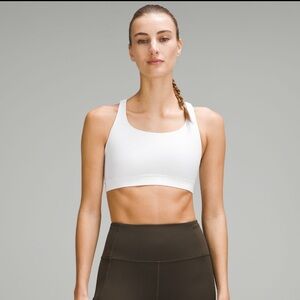 Lululemon Energy Bra, Size 10, White, NWT